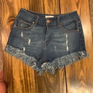 Fringe shorts NWOT